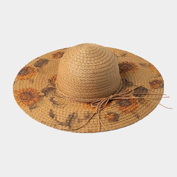 Sunflower Beach Sun Hat 3 colors - Picture 3 of 6